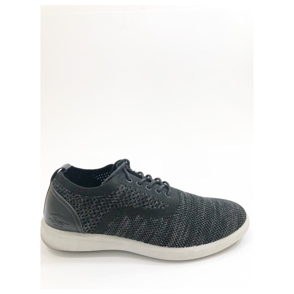 G.H.Bass&Co Mens Bryson KY Top Mesh Casual Sneaker Black Grey 9/42.5 ($) 4633